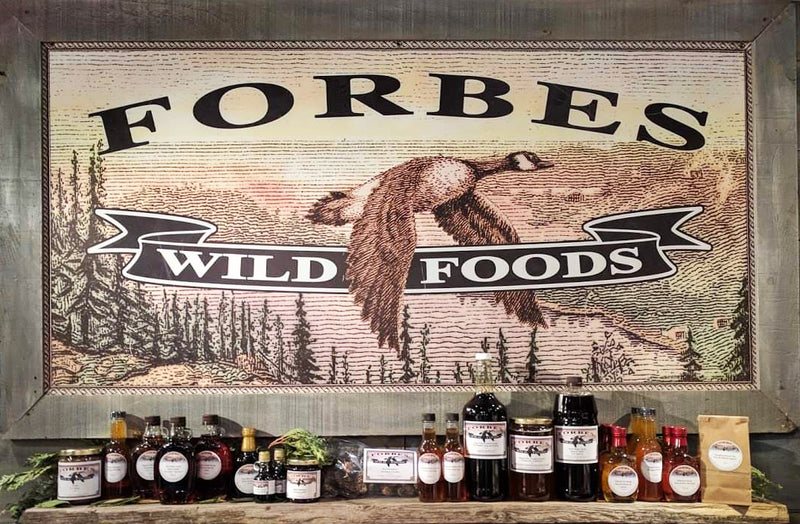 Forbes Wild Foods display table