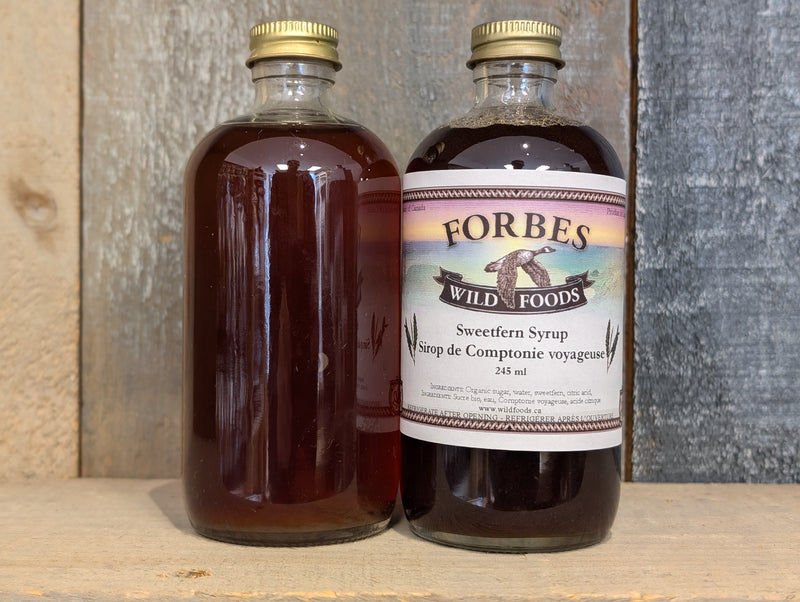 Sweet fern syrup