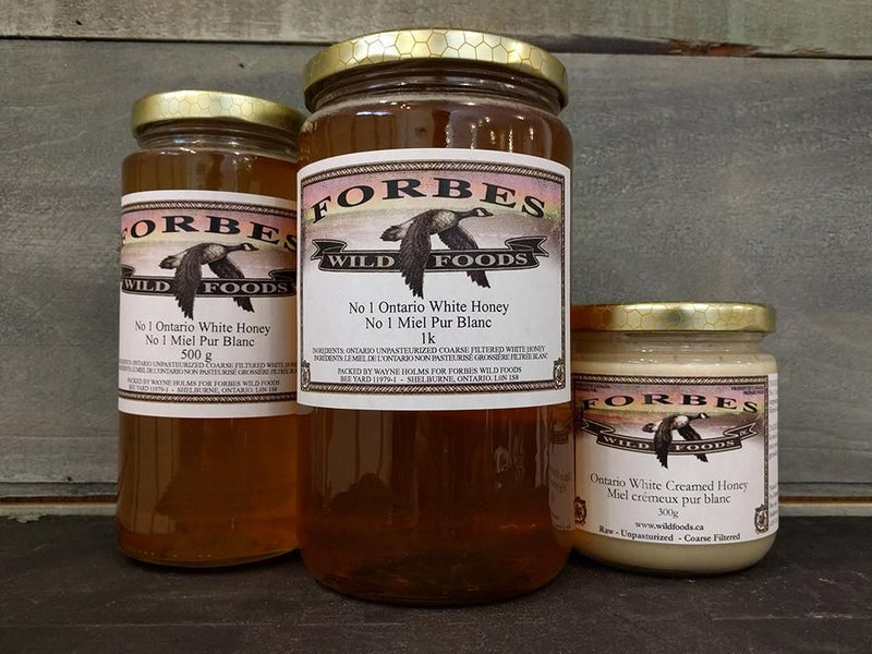 Raw Ontario Creamed Honey - Forbes Wild Foods