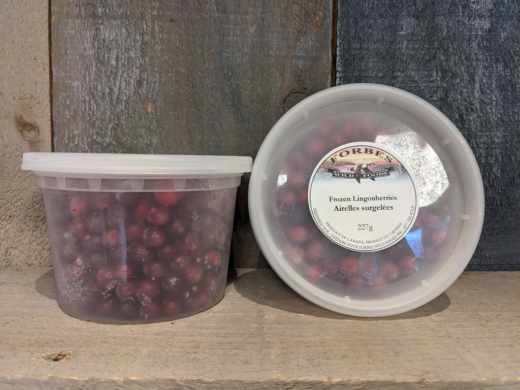 frozen lingonberries